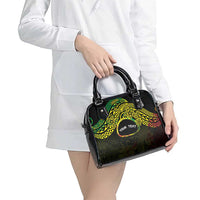 Personalised Nukuoro Atoll Shoulder Handbag Polynesian Tattoo Curves Reggae Version LT14 - Polynesian Pride
