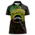 Personalised Nukuoro Atoll Women Polo Shirt Polynesian Tattoo Curves Reggae Version