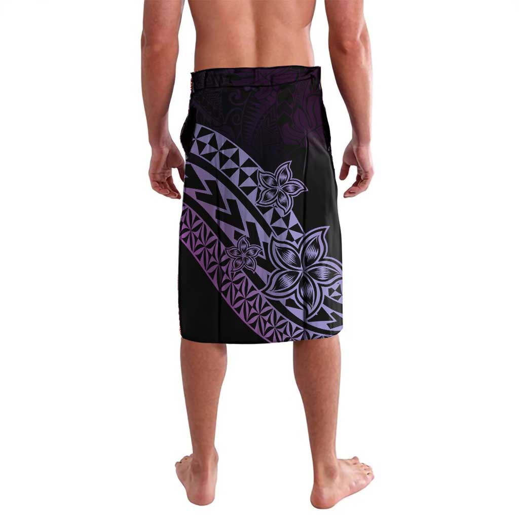 Personalised Pohnpei Nukuoro Micronesia Lavalava Polynesian Tattoo Curves Purple Version LT14 - Polynesian Pride