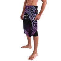 Personalised Pohnpei Nukuoro Micronesia Lavalava Polynesian Tattoo Curves Purple Version LT14 - Polynesian Pride