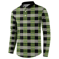 Aloha Hawaii Pakalana Pikake Lei Button Sweatshirt Palaka Inspired Hawaiian-plaid Black LT14 - Polynesian Pride