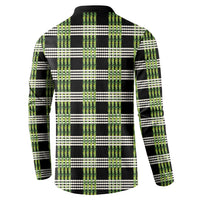 Aloha Hawaii Pakalana Pikake Lei Button Sweatshirt Palaka Inspired Hawaiian-plaid Black LT14 - Polynesian Pride