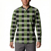 Aloha Hawaii Pakalana Pikake Lei Button Sweatshirt Palaka Inspired Hawaiian-plaid Black LT14 - Polynesian Pride