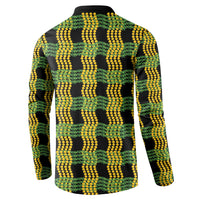 Aloha Hawaii Ilima Maile Lei Button Sweatshirt Palaka Inspired Hawaiian-plaid Black LT14 - Polynesian Pride