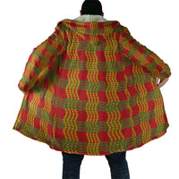 Aloha Hawaii Ilima Maile Lei Cloak Palaka Inspired Hawaiian-plaid Red LT14 - Polynesian Pride