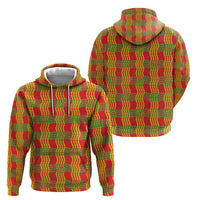Aloha Hawaii Ilima Maile Lei Hoodie Palaka Inspired Hawaiian-plaid Red LT14 - Polynesian Pride