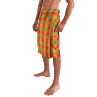Aloha Hawaii Ilima Maile Lei Lavalava Palaka Inspired Hawaiian-plaid Red LT14 - Polynesian Pride