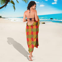 Aloha Hawaii Ilima Maile Lei Sarong Palaka Inspired Hawaiian-plaid Red LT14 - Polynesian Pride