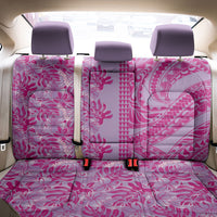 Purple Hibiscus Monstera Seamless Kakau Hawaii Back Car Seat Cover LT14 - Polynesian Pride