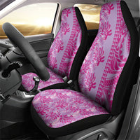 Purple Hibiscus Monstera Seamless Kakau Hawaii Car Seat Cover LT14 - Polynesian Pride