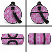 Purple Hibiscus Monstera Seamless Kakau Hawaii Duffle Bag LT14 - Polynesian Pride