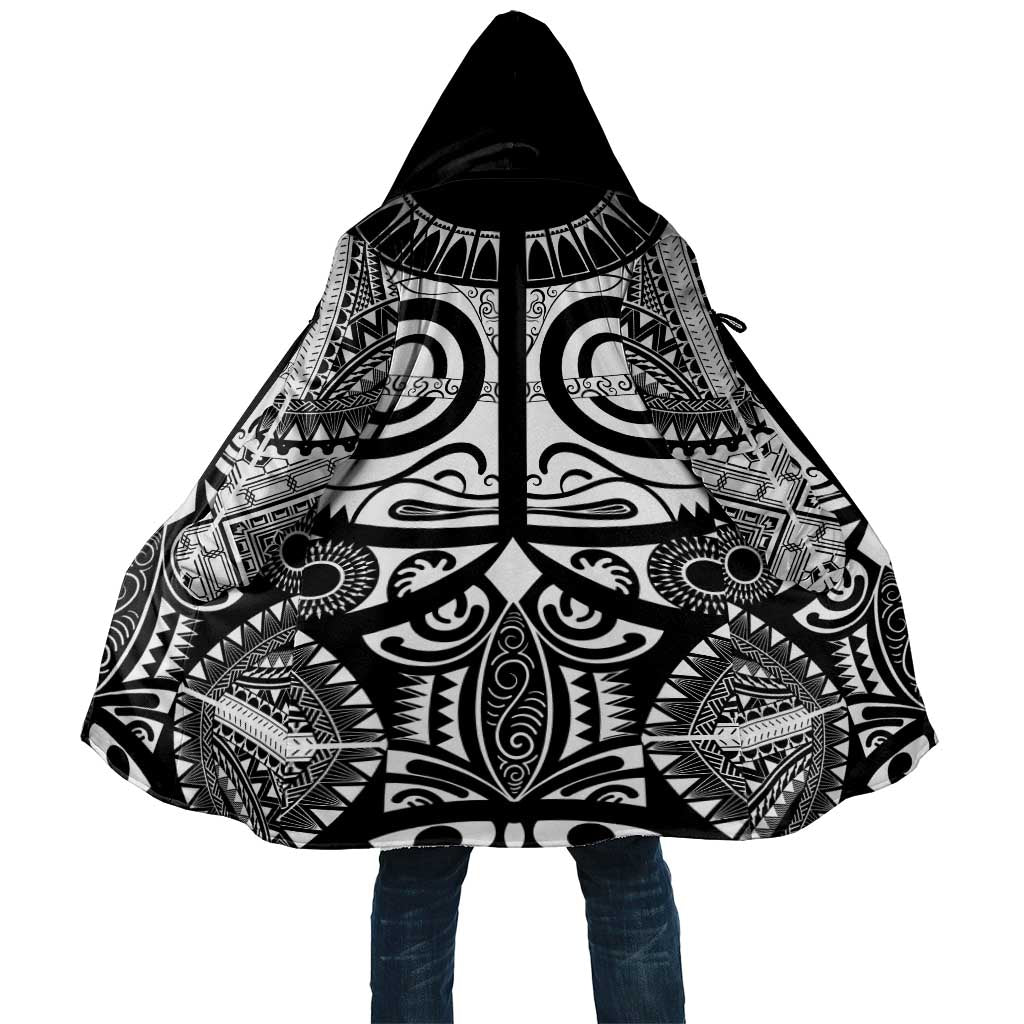 Marquesas Islands Cloak Marquesan Tattoo Black White Color LT14 Unisex Black - Polynesian Pride