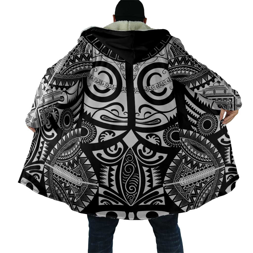 Marquesas Islands Cloak Marquesan Tattoo Black White Color LT14 - Polynesian Pride