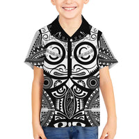 Marquesas Islands Hawaiian Shirt Marquesan Tattoo Black White Color LT14 - Polynesian Pride