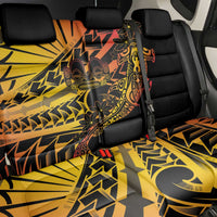 Gradient Marquesas Islands Back Car Seat Cover Marquesan Matatiki Hammerhead Shark Patutiki LT14 - Polynesian Pride