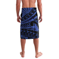 Blue Marquesas Islands Lavalava Marquesan Matatiki Hammerhead Shark Patutiki LT14 - Polynesian Pride