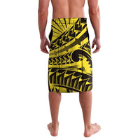 Yellow Marquesas Islands Lavalava Marquesan Matatiki Hammerhead Shark Patutiki - Polynesian Pride
