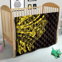 Yellow Marquesas Islands Quilt Marquesan Matatiki Hammerhead Shark Patutiki LT14 - Polynesian Pride