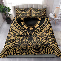 Austral Islands Bedding Set Tuhaa Pae Penu Stars Necklace Gold LT14 - Polynesian Pride