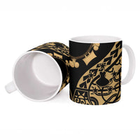 Austral Islands Ceramic Mug Tuhaa Pae Penu Stars Necklace Gold LT14 - Polynesian Pride