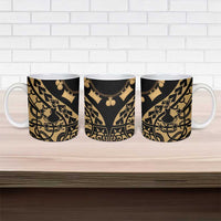 Austral Islands Ceramic Mug Tuhaa Pae Penu Stars Necklace Gold LT14 - Polynesian Pride
