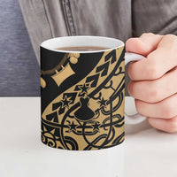 Austral Islands Ceramic Mug Tuhaa Pae Penu Stars Necklace Gold LT14 - Polynesian Pride