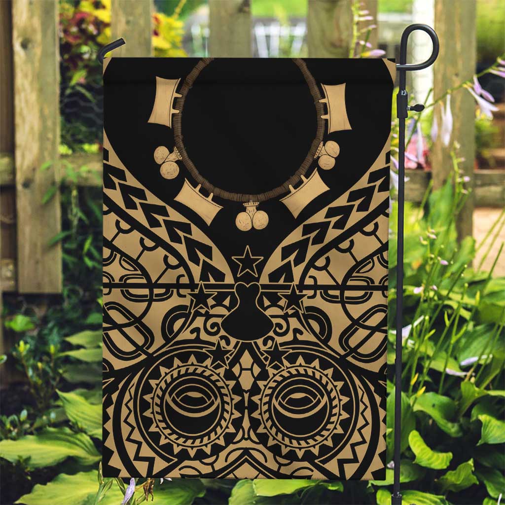 Austral Islands Garden Flag Tuhaa Pae Penu Stars Necklace Gold - Polynesian Pride