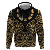 Austral Islands Hoodie Tuhaa Pae Penu Stars Necklace Gold - Polynesian Pride
