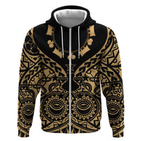 Austral Islands Hoodie Tuhaa Pae Penu Stars Necklace Gold - Polynesian Pride