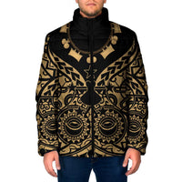 Austral Islands Padded Jacket Tuhaa Pae Penu Stars Necklace Gold - Polynesian Pride
