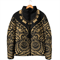 Austral Islands Padded Jacket Tuhaa Pae Penu Stars Necklace Gold - Polynesian Pride