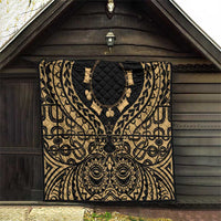 Austral Islands Quilt Tuhaa Pae Penu Stars Necklace Gold - Polynesian Pride