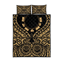 Austral Islands Quilt Bed Set Tuhaa Pae Penu Stars Necklace Gold LT14 - Polynesian Pride