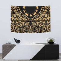 Austral Islands Tapestry Tuhaa Pae Penu Stars Necklace Gold - Polynesian Pride