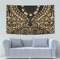 Austral Islands Tapestry Tuhaa Pae Penu Stars Necklace Gold - Polynesian Pride