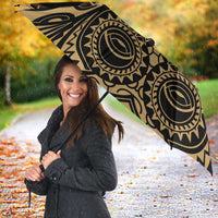 Austral Islands Umbrella Tuhaa Pae Penu Stars Necklace Gold - Polynesian Pride
