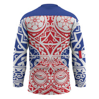 Austral Islands Hockey Jersey Tuhaa Pae Penu Stars Necklace Red - Polynesian Pride
