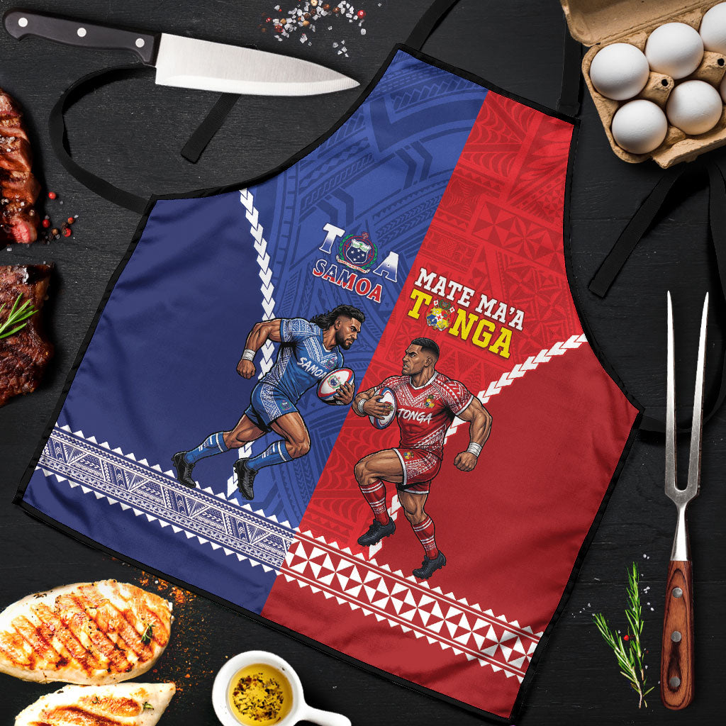 Toa Samoa Mate Ma'a Tonga Rugby Together Apron LT14 Multicolor - Polynesian Pride