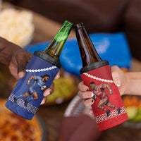 Toa Samoa Mate Ma'a Tonga Rugby Together 4 in 1 Can Cooler Tumbler LT14 - Polynesian Pride