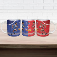 Toa Samoa Mate Ma'a Tonga Rugby Together Ceramic Mug LT14 - Polynesian Pride