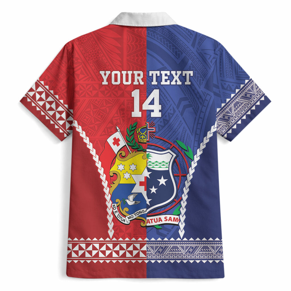 Toa Samoa Mate Ma'a Tonga Rugby Together Custom Hawaiian Shirt LT14 - Polynesian Pride