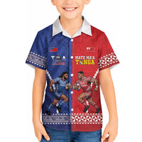 Toa Samoa Mate Ma'a Tonga Rugby Together Custom Hawaiian Shirt LT14 - Polynesian Pride