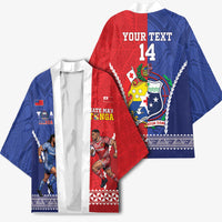 Toa Samoa Mate Ma'a Tonga Rugby Together Custom Kimono LT14 - Polynesian Pride