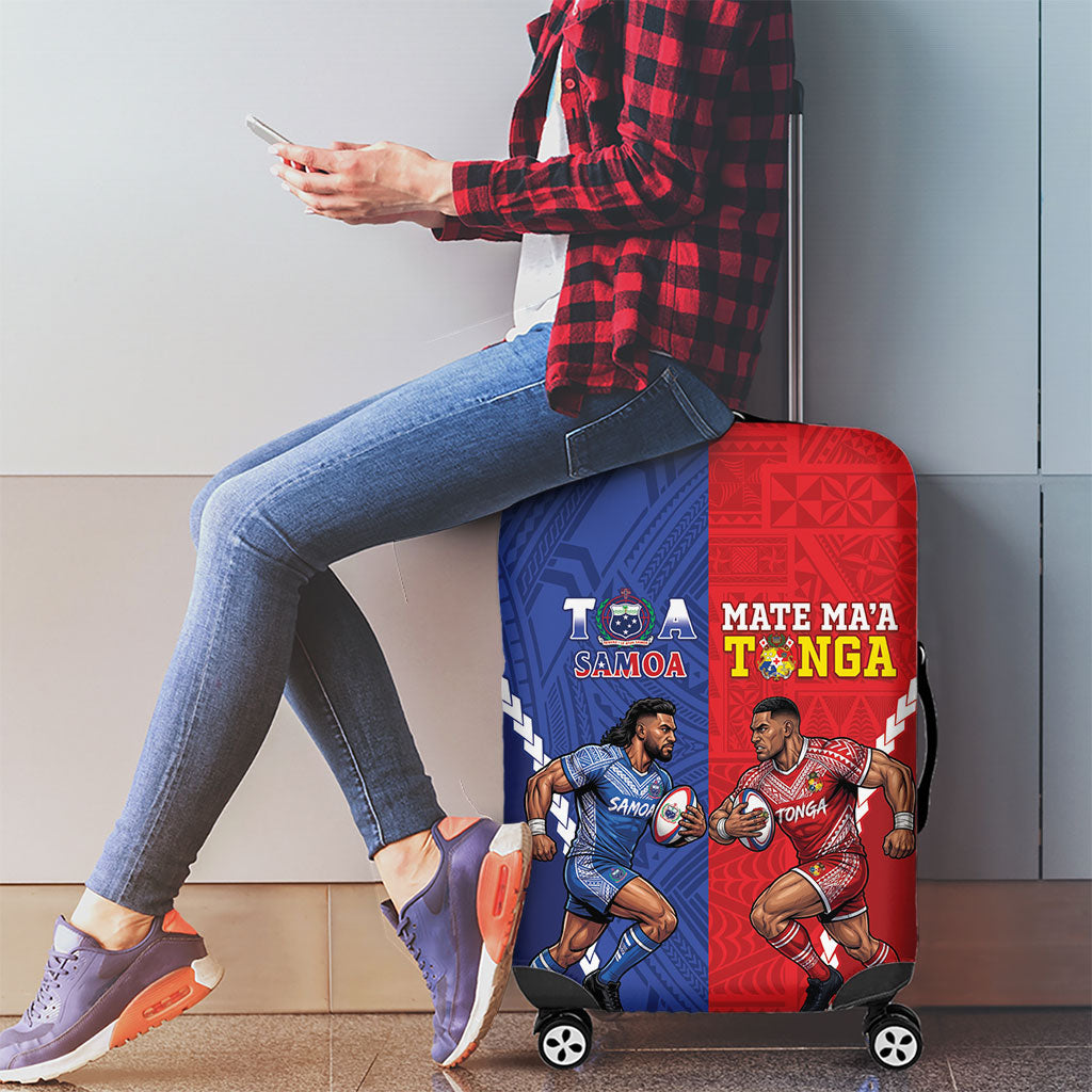 Toa Samoa Mate Ma'a Tonga Rugby Together Luggage Cover LT14 - Polynesian Pride