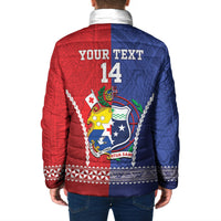 Toa Samoa Mate Ma'a Tonga Rugby Together Custom Padded Jacket LT14 - Polynesian Pride