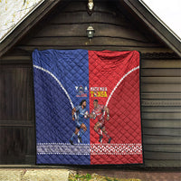 Toa Samoa Mate Ma'a Tonga Rugby Together Quilt LT14 - Polynesian Pride