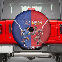 Toa Samoa Mate Ma'a Tonga Rugby Together Spare Tire Cover LT14 - Polynesian Pride