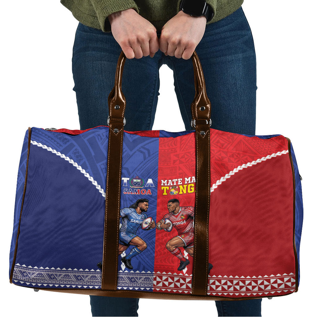 Toa Samoa Mate Ma'a Tonga Rugby Together Travel Bag LT14 Multicolor - Polynesian Pride