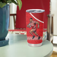 Toa Samoa Mate Ma'a Tonga Rugby Together Tumbler Cup LT14 - Polynesian Pride