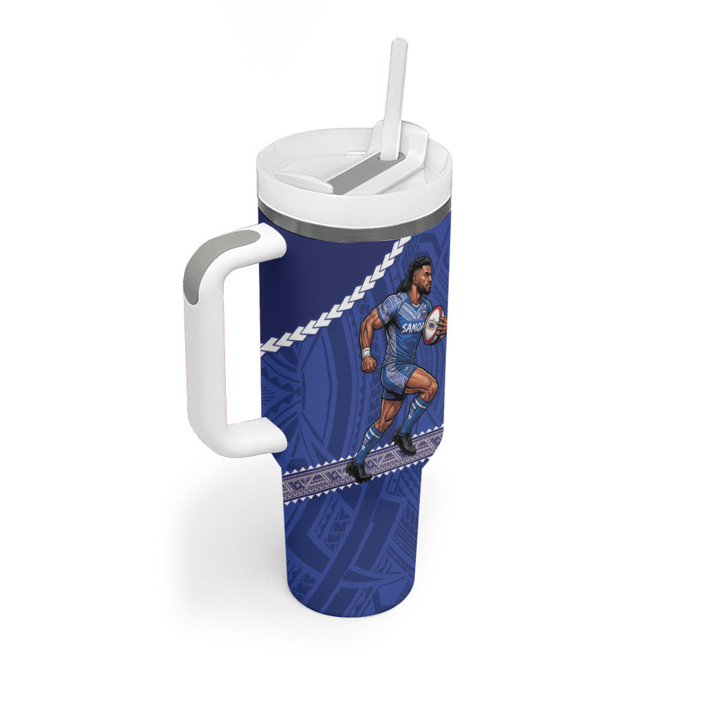 Toa Samoa Mate Ma'a Tonga Rugby Together Tumbler With Handle LT14 - Polynesian Pride